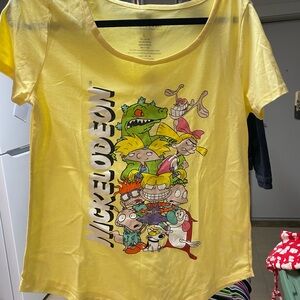 Nickelodeon Yellow Graphic Kids T-Shirt
